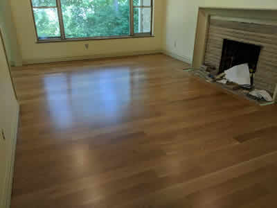 White oak refinish