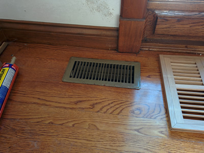 retro flush mount vent installation white oak